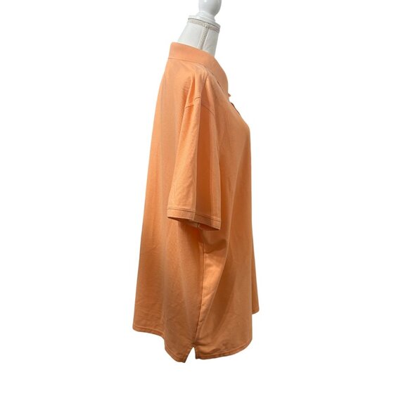 Sonoma Mens 3XB Orange Polo Golf Shirt Short Sleeve Classic Fit - Picture 4 of 9